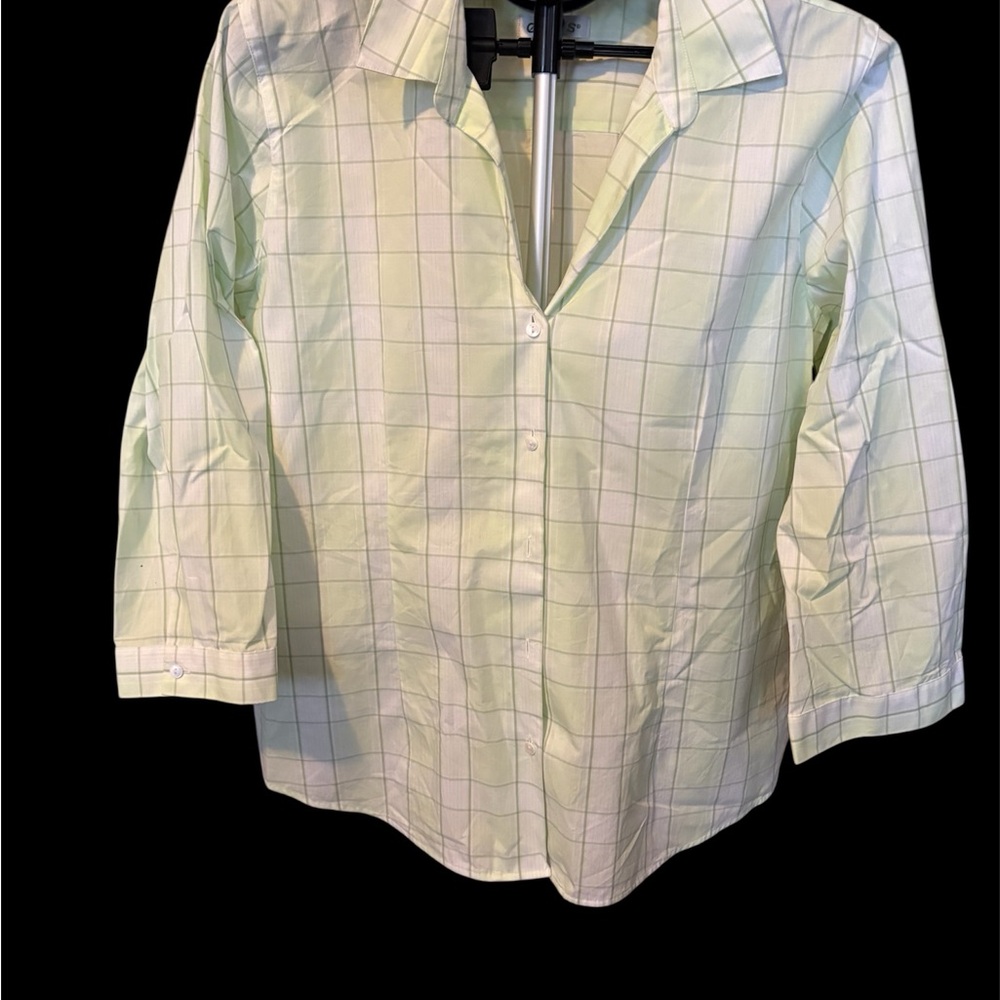 Orvis Mint Green Plaid Shirt